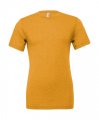 Heren T-shirt Bella Triblend Crew Neck 3413 Mustard